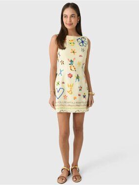 Alemais Multi Sidi Beaded Mini Dress